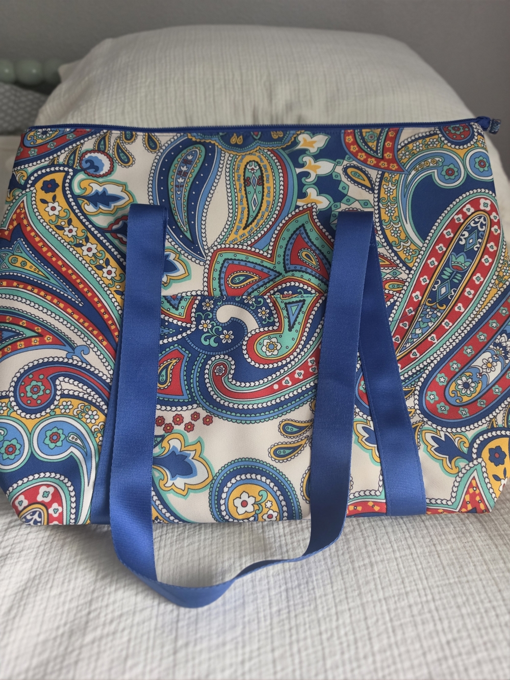 Vera Bradley Marina Paisley Insulated Tote